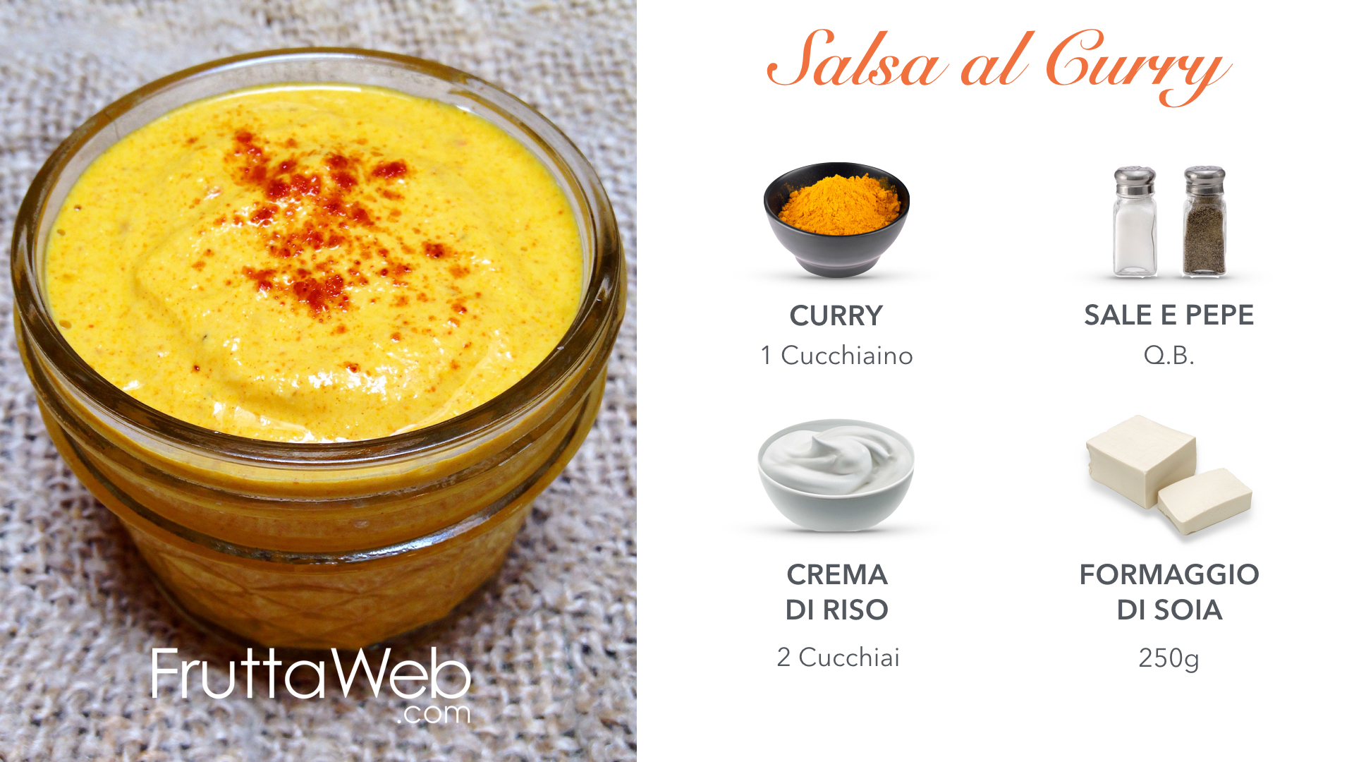 salsa al curry - FruttaWeb blog